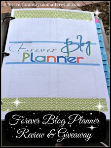 Forever Blog Planner {A Review}